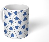 Mok - Koffiemok - Patroon - Hartjes - Stippen - Valentijn - Mokken - 350 ML - Beker - Koffiemokken - Theemok