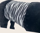 Sharon B Hondenluier Zebra Maat XL - Wasbaar - Verstelbaar 63-80 cm