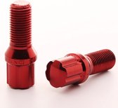 Japan Racing JB1 Bolts M12x1,25 Red (set of 20 + key)