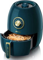 LiveProducts AirFryer - 3L Air Fryer Zonder Olie - Slimme AirFryer - Oven - Elektrische Frituur - Frietjes - Pizza - Kip - Groen