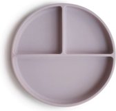 Mushie - Siliconen Vakjesbord met Zuignap - Borden & kommen - Soft Lilac