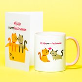 Nutcrackers Mok Wij Zijn Purrrfect Samen - Mok En Kaart