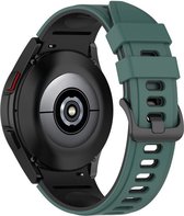 Smartwatch bandje - Geschikt voor Samsung Galaxy Watch 5 (incl. Pro) en Galaxy Watch 4 horlogebandje - Siliconen sport - Fungus - Groen