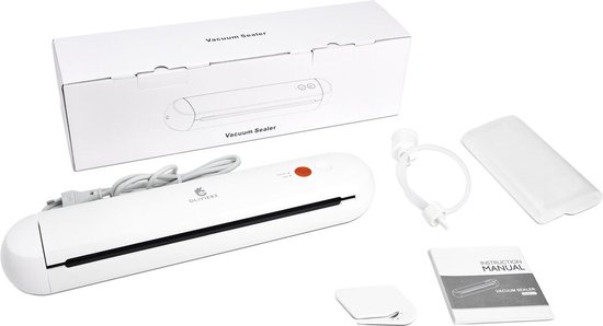 Oliviers Vacumeermachine - Vacuüm Sealer - Voor Alle Soorten Voedsel - Inclusief 7 Vacuüm Zakken