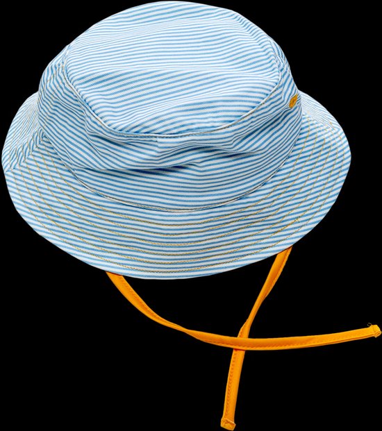 Ducksday - Chapeau de soleil anti-UV pour bébé - UPF50+ - Katoen - True Blue - taille 98/104