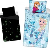 KD® - Frozen - Dekbedovertrek - Eenpersoons - Glow in The Dark - 140 x 200 cm - Katoen