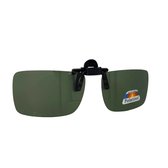 Clip on Zonnebril - Premium Zonnebril - Voorzet zonnebril - Lichtzwart - Polariserend - UV4000