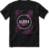 Aloha Hawaii | TSK Studio Zomer Kleding  T-Shirt | Roze | Heren / Dames | Perfect Strand Shirt Verjaardag Cadeau Maat XXL