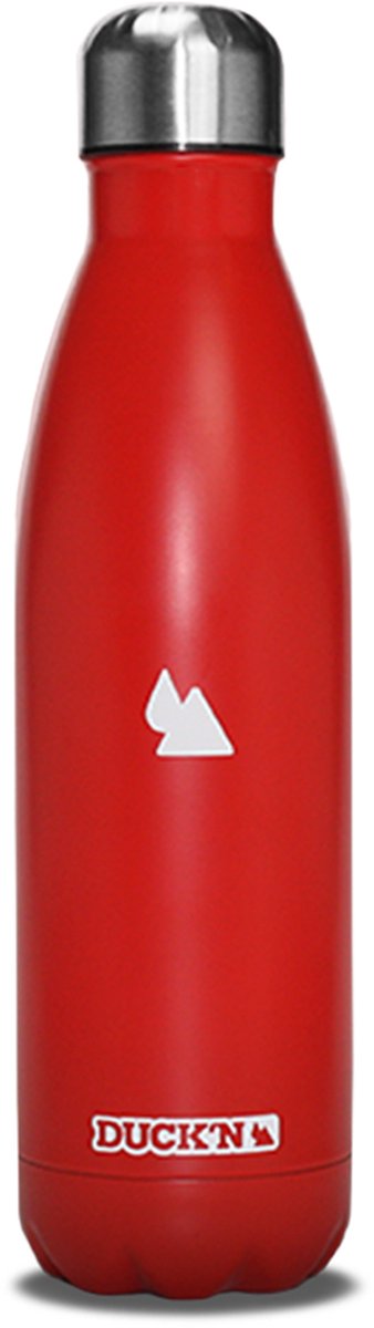 RVS drinkfles - rood - 500 ml - waterfles - thermosfles - sport