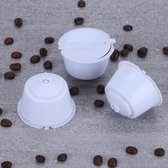 3x Hervulbare Dolce Gusto cups | Koffiecups | Koffie capsule| hervul baar | Wit