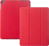 Coque iPad 2017 / 2018 / Air / Air 2 - Smart Folio Cover avec Compartiment de Rangement Apple Pencil - Coque iPad Magnétique - Rouge - Coque iPad Antichoc - Compatible avec Apple iPad 5ème / 6ème et iPad Air 1ère / 2ème générations