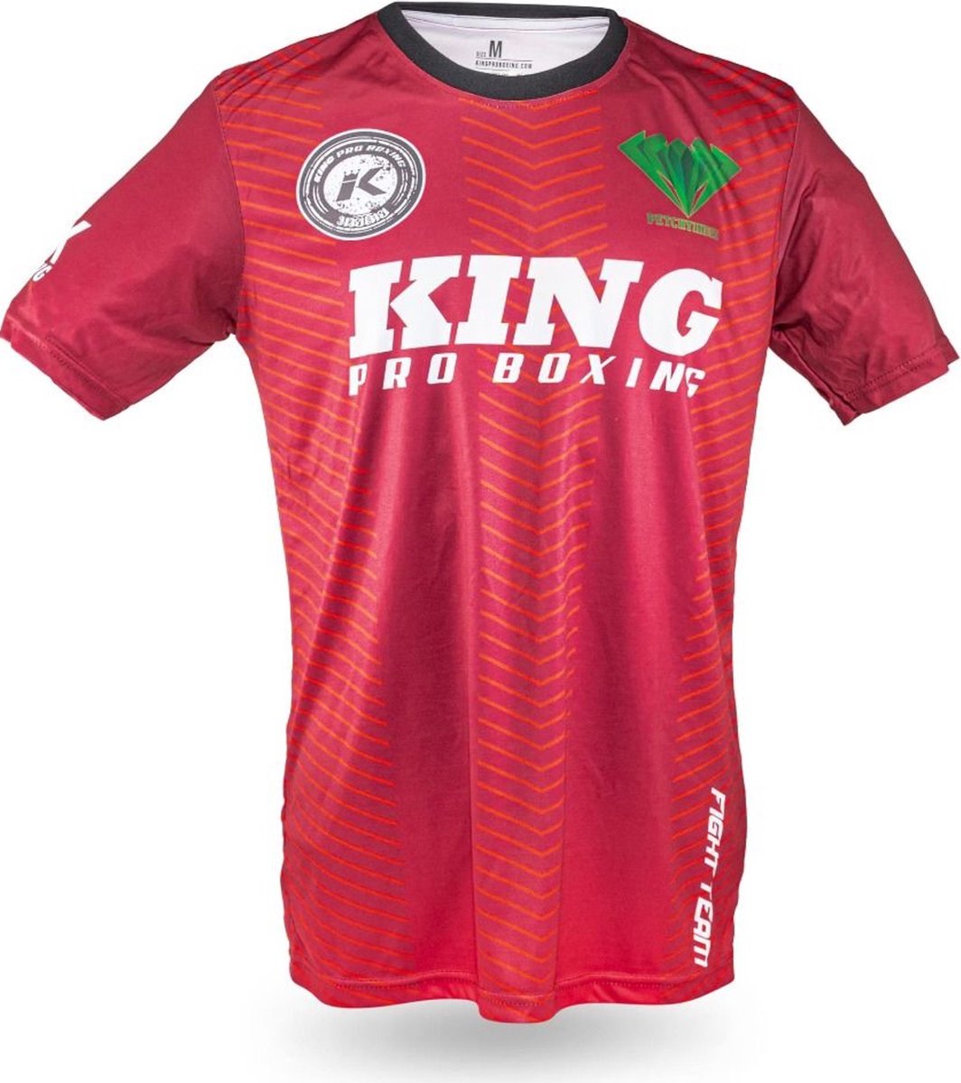 King Pro Boxing KPB Pryde 1 Performance Aero Dry T-Shirt Rood maat S