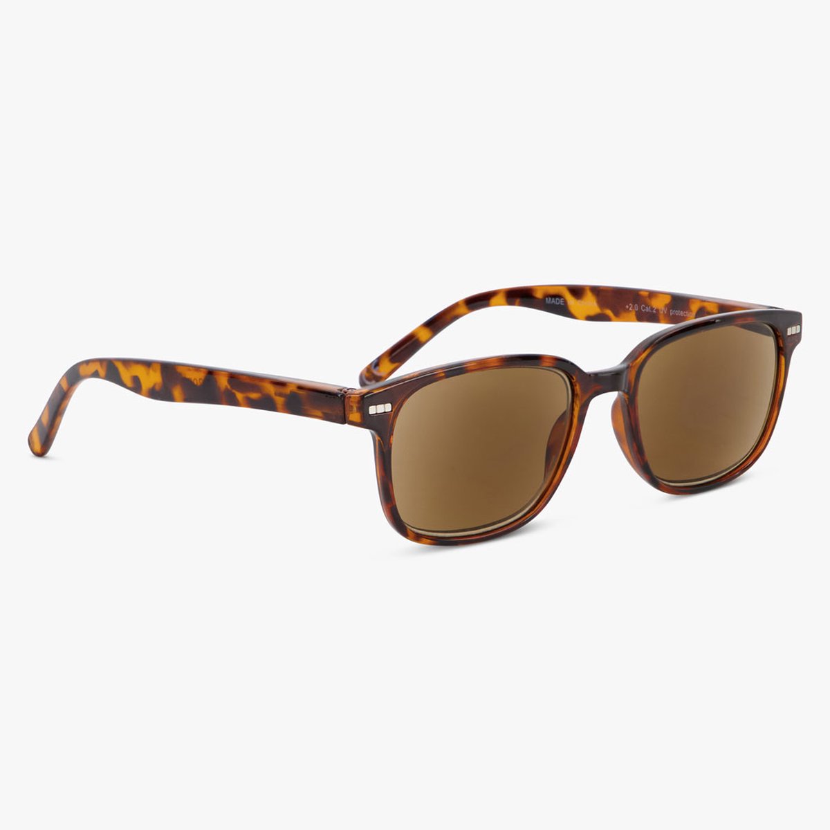 Five2One-Eyewear Zonneleesbril Shore Shiny Turtle Brown | +1 sterkte
