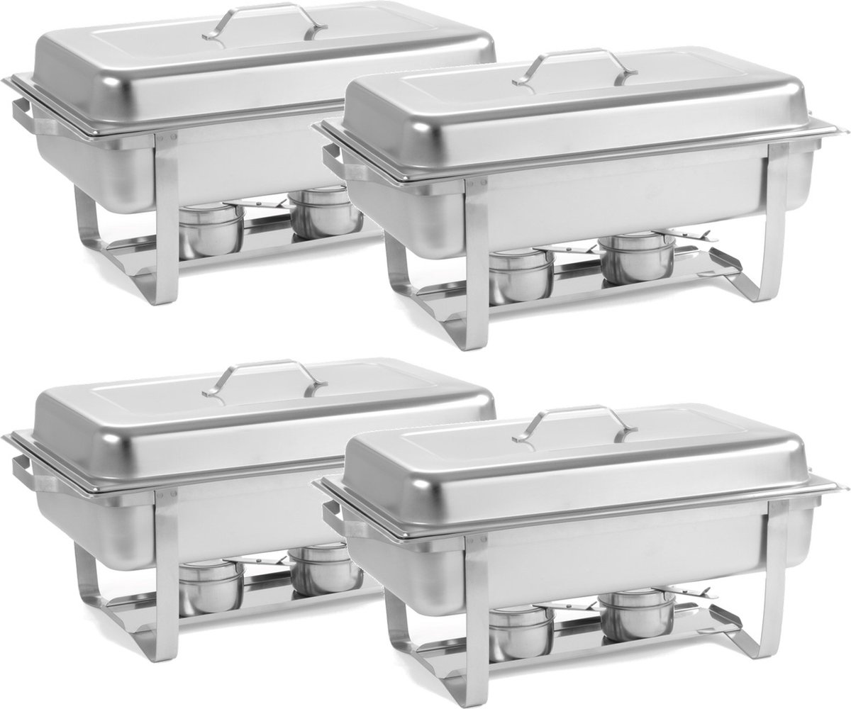 Hendi Chafing Dish Set Economic GN1/1 Au Bain Marie Buffetwarmer
