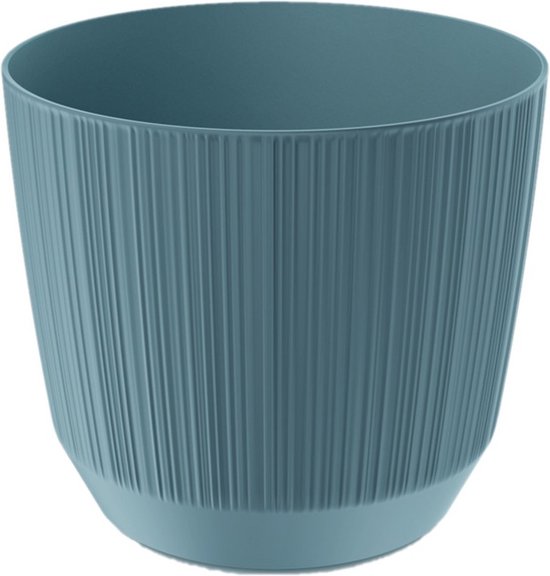 3x pièces cache-pot moderne carf-stripe / pot de fleur plastique dia 13 cm  / hauteur... | bol
