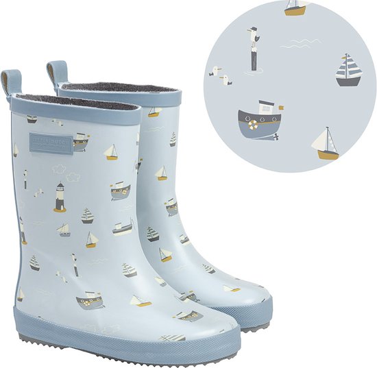 Bottes de pluie Little Dutch - Sailors Bay - bottes de pluie pour enfants - bleu - pointure 26/27