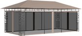 Medina Prieel met klamboe 180 g/m² 6x3x2,73 m taupe
