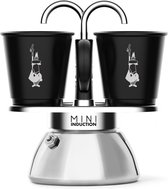 Bialetti Mini Express 2 tasses - avec 2 tasses - cafetière adaptée à l'induction