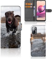 GSM Hoesje Xiaomi Redmi Note 10/10T 5G | Poco M3 Pro Wallet Book Case Honden Labrador