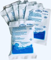 Doodadeals® | Ice Pack | Cold Pack | bij blessures  coolelement koelbox | 8 stuks | herbruikbaar | 100ml | 10 cm x 15 cm