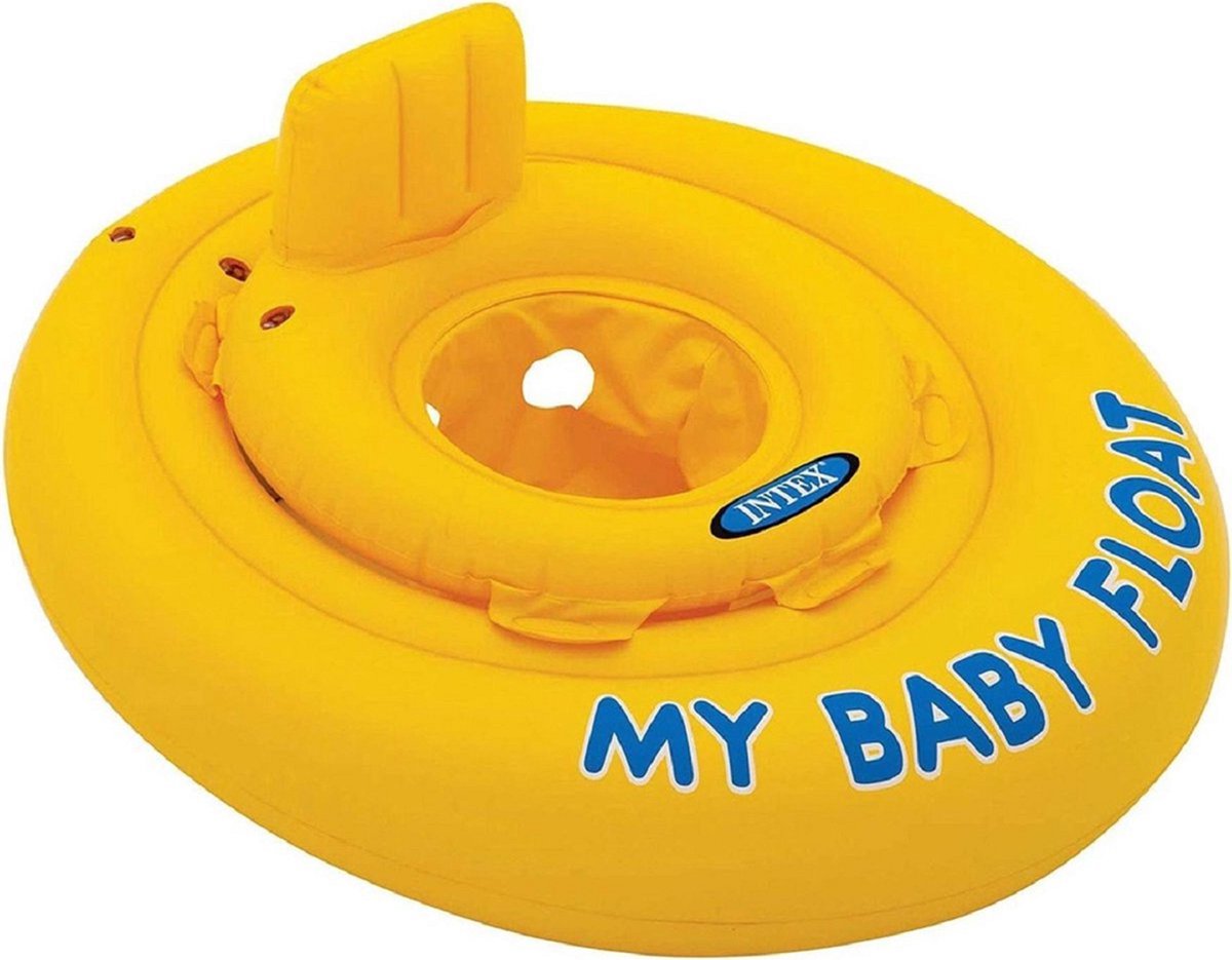 Intex Zwemband Baby Float Geel 70cm tot 11 kilogram