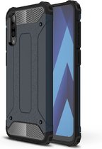 Mobigear Hoesje geschikt voor Samsung Galaxy A50 Telefoonhoesje Hardcase | Mobigear Outdoor Backcover Shockproof | Schokbestendig Galaxy A50 Telefoonhoesje | Anti Shock Proof - Marineblauw