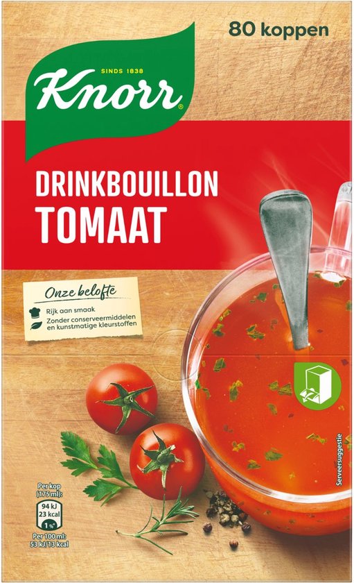 Knorr Drinkbouillon Tomaat 80 stuks