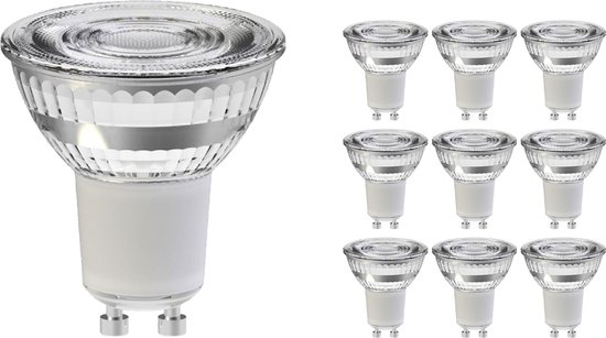 Voordeelpak 10x Noxion Lucent LED Spot GU10 PAR16 5W 520lm 36D - 840 Koel Wit | Vervangt 80W.