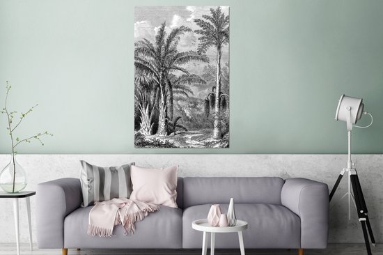 Décoration murale Métal - Peinture Aluminium Industrielle - Nature - Design - Arbres - 120x180 cm - Dibond - Photo sur aluminium - Décoration murale industrielle - Pour le salon/chambre