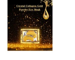 Collageen oogmasker 24 STUKS (12 paar) - gezichtsmaskers verzorging - anti wallen en donkere kringen – eye oog patches pads - Gezichtsverzorging tegen wallen - Eye pads tegen donkere kringen - Hydrogel goud - eyepads