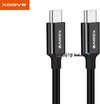 Xssive Data kabel USB-C to USB-C 2meter Braided 2.4A