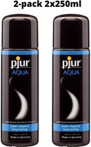 Pjur Aqua glijmiddel waterbasis - 2x250ml (2-pack)