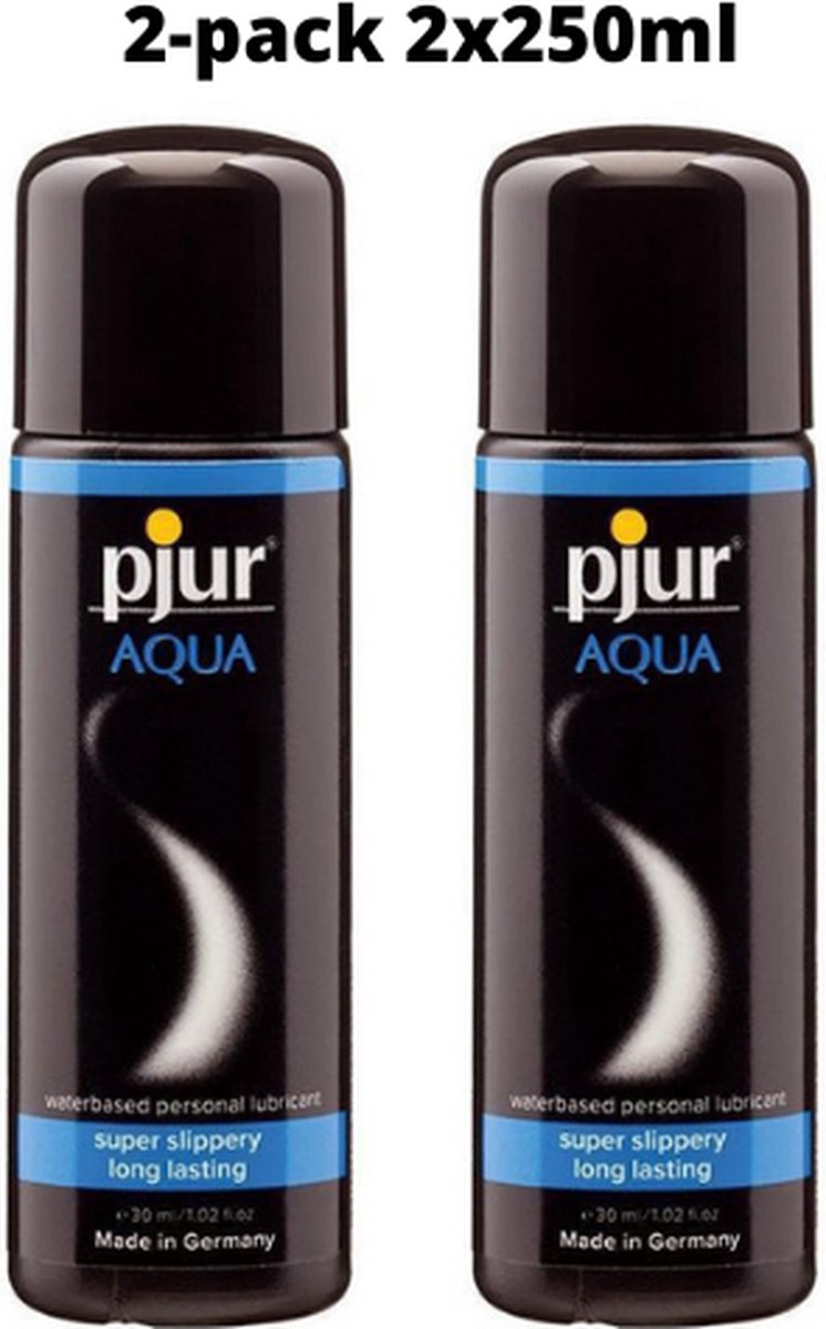 Goedkoopste Pjur Aqua glijmiddel waterbasis - 2x250ml (2-pack