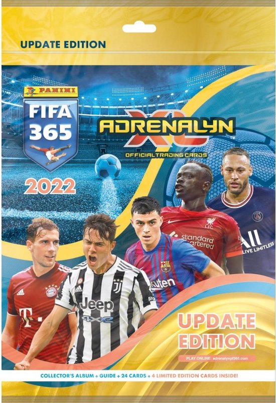 Afbeelding van het spel Panini Adrenalyn XL FIFA 365 2021 / 2022 Update MegaPakket