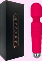 INTERTOYSEKS Vibrator & Clitoris Stimulator - Personal Massager & Magic Wand Vibrator - Stille Vibrators voor Vrouwen – Sex Toys ook voor Koppels - Roze