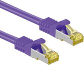 Wentronic 91636 - Câble Cat 7 STP - RJ45 - 7,5 m - Violet