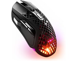SteelSeries Aerox 5 - Draadloze Gaming Muis - Zwart