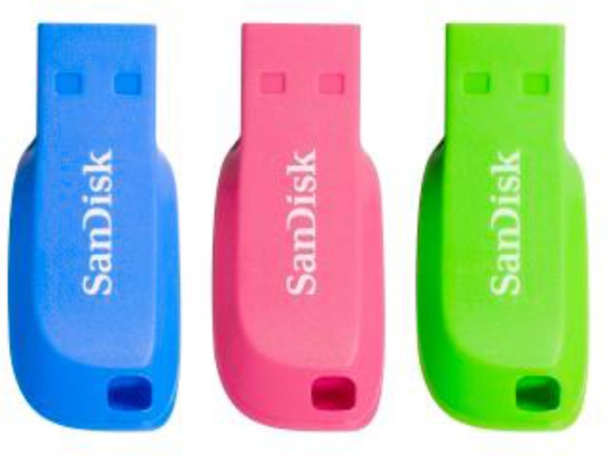 Pendrive SanDisk SDCZ50C-032G-B46T USB 2.0 32 GB (3 uds)