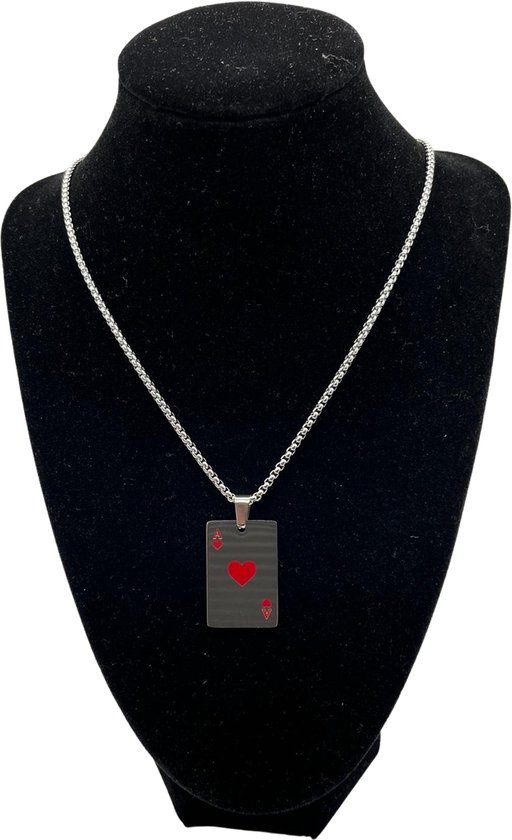 Poker, Kaarten, Chain, Ketting, Harten Aas, Hanger, Texas Hold’em