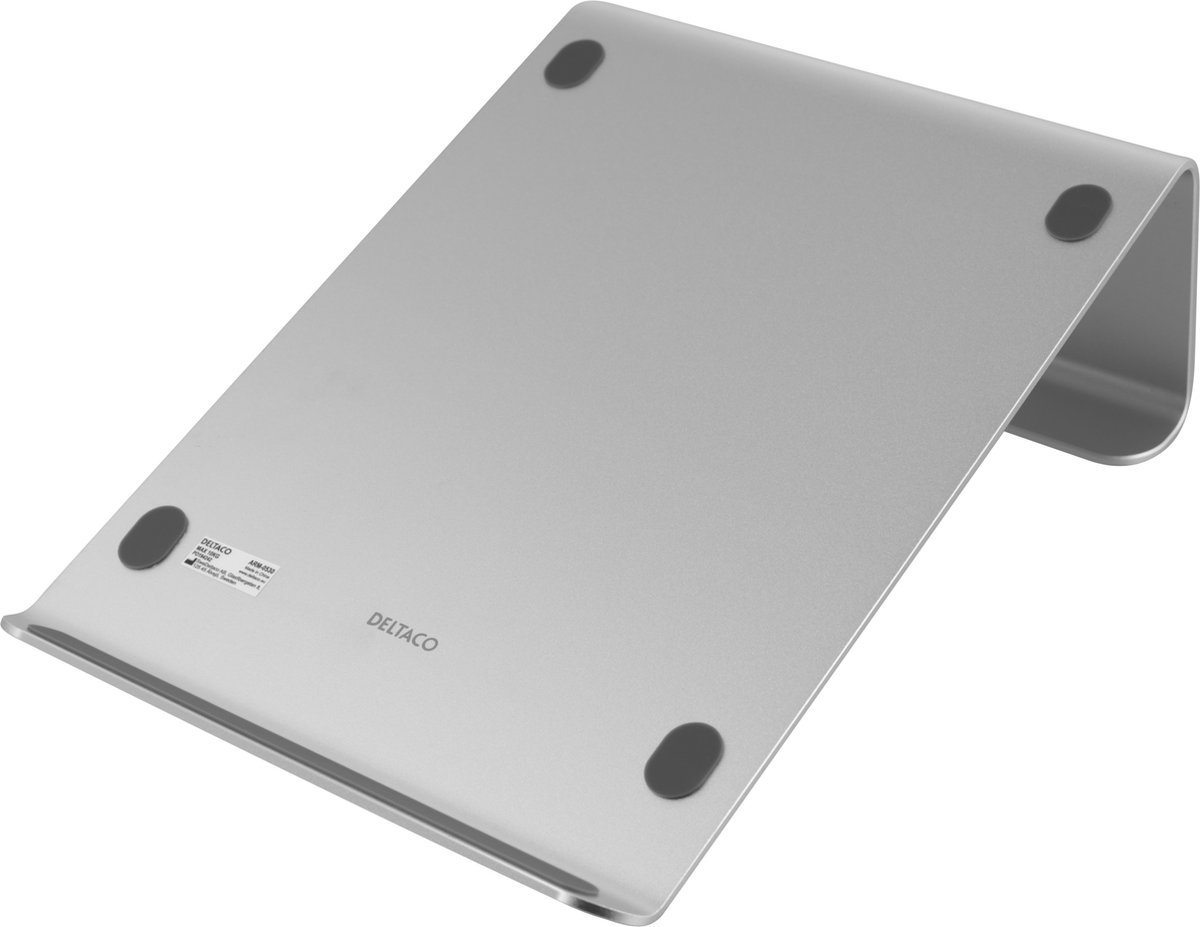 Deltaco Office Laptop en Tablet Standaard - Aluminum - 11 - 15 inch - Zilver