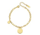 Armband met bedels Zazi Pendant goud verguld - Goudkleurige armbanden met geschenkverpakking van Sophie Siero
