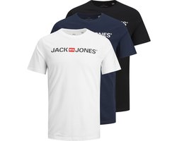 JACK & JONES- JJECORP LOGO TEE SS CREW NECK 3PKMP NOOS - Heren - T-shirt