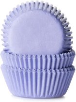 House of Marie Mini Cupcake Vormpjes - Baking Cups - Paars - pk/60