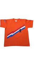 Premium Kids Nederland T-Shirt | Holland Shirt | Oranje - Maat 128