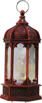 Ramadan - Ramadan Eid feestlantaarn - Ramadan - islam - Moslim - Ramadan decoratie - Decoratie lamp - ROOD