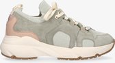 Tango | Kaylee 8-b green/nude sock sneaker - off white sole | Maat: 37