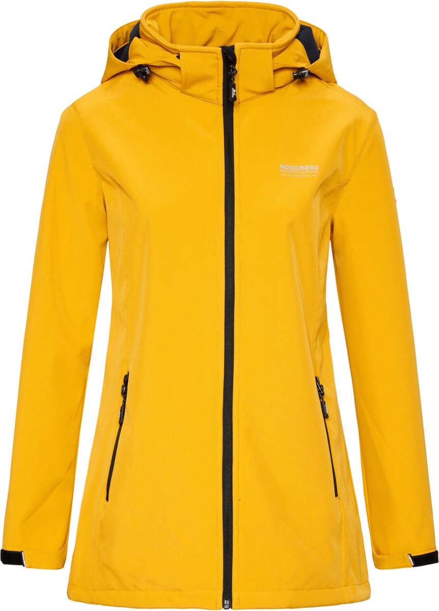 Nordberg Iris Softshell Outdoor Zomerjas Dames Geel