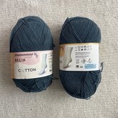 Schachenmayer Regia Sokkenwol Cotton 3327 blauw