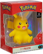 Pikachu - Pokémon Vinyl Verzamelfiguur Standbeeldje + Pokémon Balpen + 5 Pokémon Stickers {Speelgoed voor kinderen jongens meisjes | Knuffel en speel met jou favoriete speelfiguur | Pikachu, 