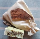 Zeep Set met Lavendel, Roos, Neutraal & Houder - Handgemaakte Griekse Olijfolie Zeep - Natuurlijke Handzeep - Bar of Soap - Cadeautip - 3 stuks met 1 Zeepbakje
